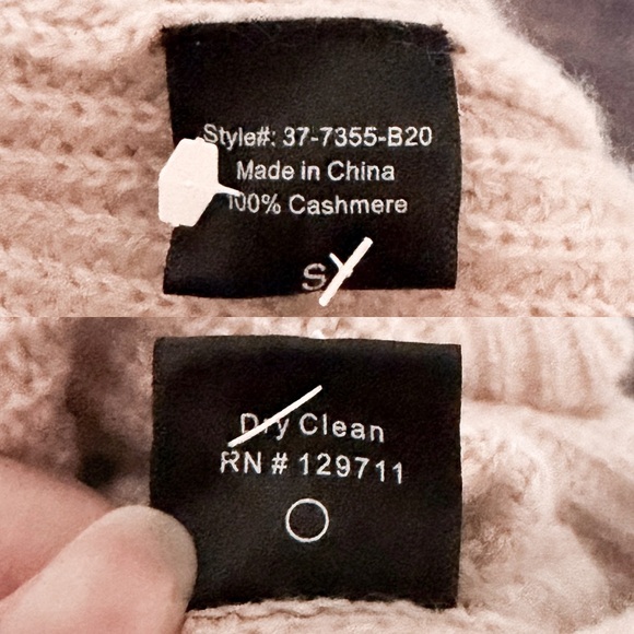 Jenni Kayne Cashmere Fisherman Hoodie Boxy Oatmeal Size Small EUC - Picture 6 of 10